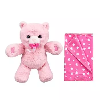 TAKARA TOMY Cuddle Nerun Peach Bear Ш290 x В185 x Г165 мм розовый