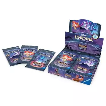 TAKARA TOMY Disney Lorcan Trading Card Game Японская версия Бустерный набор Контратака КОРОБКА Урсулы