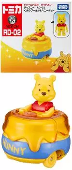 Takara Tomy Dream Tomica Disney Winnie the Pooh Honey Мини-машинка для детей от 3 лет и старше, стандарт безопасности игрушек в коробке, прошедший сертификацию ST Mark