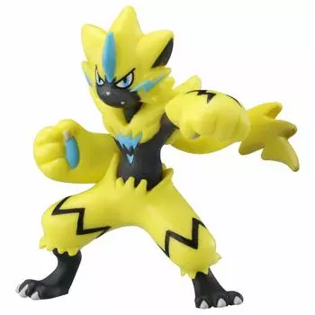 TAKARA TOMY Фигурка Pokemon Moncolle MS-09 Zeraora - Игрушка для детей от 4 лет, сертифицированная безопасность - одобрено ST Mark