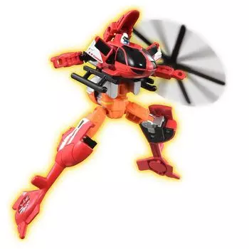 Takara Tomy Job Labor JB04 Fire Braver Kawasaki Heavy Industries BK117 Fire Мини-игрушка для детей от 3 лет и старше Соответствует стандарту безопасности игрушек
