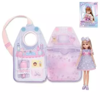 TAKARA TOMY Кукла Ликка-чан LD-02 Сумка Ликка-чан Набор для детей от 3 лет и старше Игровой домик-переодевалка Для детей от 3 лет и старше
