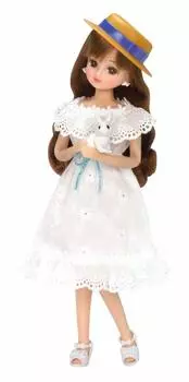 TAKARA TOMY Кукла Ликка-чан LD-07 Прогулка с Усой-чан Одетая кукла, игровой домик, игрушка, от 3 лет, соответствует стандартам безопасности игрушек, ST Mark