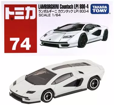 TAKARA TOMY Lamborghini Countach LPI Мини-машинка игрушечная машинка унисекс от 3 лет в коробке Игрушка прошла сертификацию ST Mark TOMICA Tomica