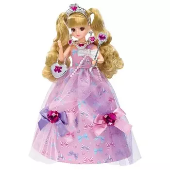 Takara Tomy Licca-chan Doll LD-04 Prism Ribbon Princess Dress-up Play Toy Ages 3+