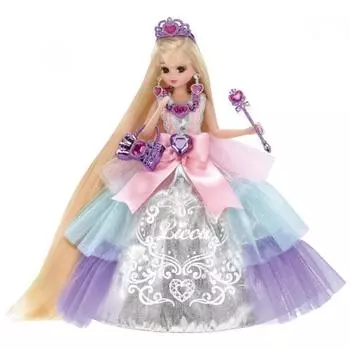 Takara Tomy Licca Chan Dream Fantasy Platinum Long Princess Licca Chan