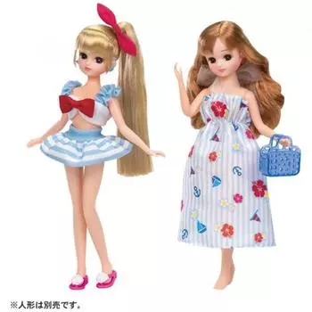 Takara Tomy Licca Chan Lw 13 Marine Dress Sailor Swimsuit Set
