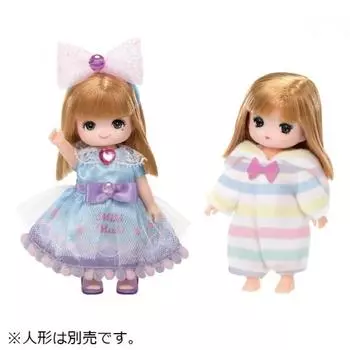 Takara Tomy Licca Chan Lw 21 Miki Chan Maki Dress Set Yumemiru Dress Pajamas