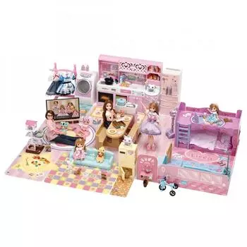 TAKARA TOMY Licca-chan Ping Pong with Chime, Loving Family Одеваемая кукла, игровой домик, игрушка, от 3 лет, соответствует стандартам безопасности игрушек, ST ma