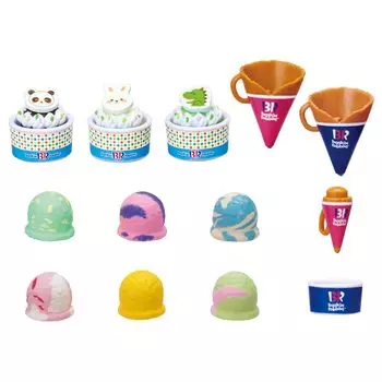 TAKARA TOMY Licca-chan Welcome 31 Ice Cream Shop Happy Friends Set Dressup Play Toy Возраст 3+