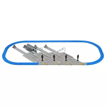 TAKARA TOMY Plarail Line up your vehicles in a cool Vehicle base rail set way!