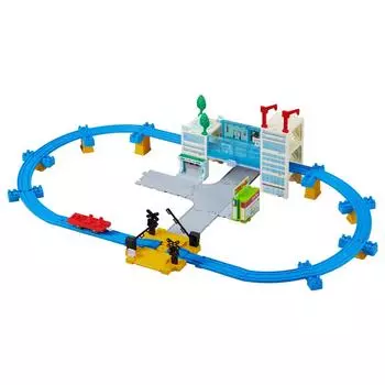 Takara Tomy Plarail построй город и управляй им. Tomica и Plarail My Town Kit Train Toy Для детей от 3 лет Поехали!