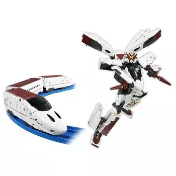 Takara Tomy Plarail Shinkansen Деформационный робот Shinkalion Z Shinkalion Z 800 Tsubame Игрушечный поезд Возраст 3+