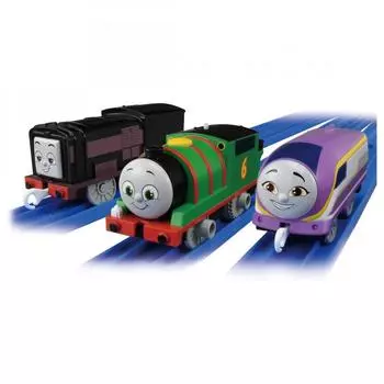 Takara Tomy Plarail Thomas GOGO Thomas Percy Diesel Kana s Friends Set Игрушечный поезд Возраст 3+