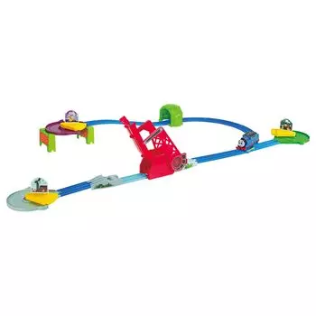 TAKARA TOMY Plarail Thomas GOGO Thomas Wataru Batteran Динамичный мостовой поезд Игрушка Возраст 3+
