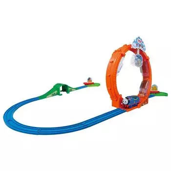 Takara Tomy Plarail Thomas GOGO Thomas - захватывающая игрушечная машинка для мальчиков, сальто! 3+