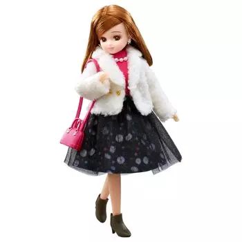 TAKARA TOMY Платье Licca-chan LW-17 Пышная элегантная игрушка для игрушек от 3 лет