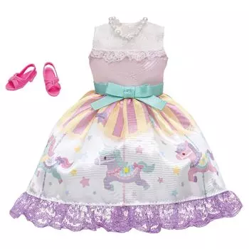 TAKARA TOMY Платье Licca-chan Мое первое платье LW-01 Игрушка-наряд Happy Merry-Go-Round для детей от 3 лет