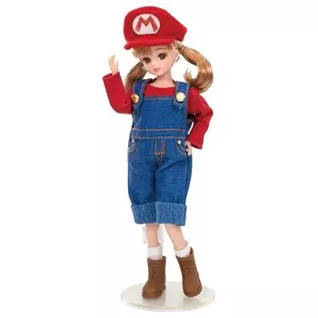 Takara Tomy (TAKARA) TOMY) Licca-chan doll LD-33 super mario I love Licca-chan Dress up play house toys 3 years old and older