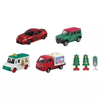 TAKARA TOMY Takara Tomy Mall Оригинальный рождественский набор 2024 Tomica