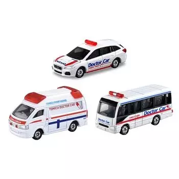 []Takara Tomy tomica Doctor car set 3 типа Tomica shop original Levorg toyota coaster Event model No.9 Tomica Town Doctor Car Технические характеристики