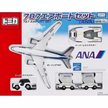 TAKARA TOMY Tomica Gift 787 Airport Set ANA Мини-машинка для мальчиков от 3 лет и старше. Соответствует стандартам безопасности игрушек ST Mark Certification TOMICA