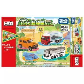 Takara Tomy Tomica Gift Let s go play Tomica Zoo Set Мини-машинка Игрушка Возраст 3+