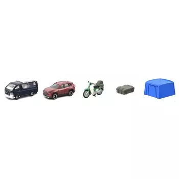 Takara Tomy Tomica Gift Let s go with Tomica Auto Camp Set Mini Car Toy Ages 3+