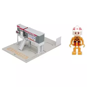 Takara Tomy Tomica Tomica Town Fire Station (with Firefighter) Mini Car Toy Ages 3+
