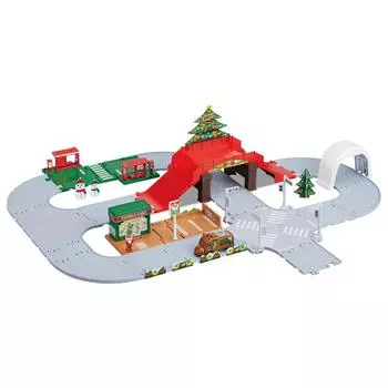 TAKARA TOMY Tomica Town Christmas DX Set Santa Claus and Reindeer Mini car car toy unisex 3 years old and up Boxed Toy safety standard passed ST mark