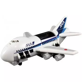 TAKARA TOMY Tomica World Cargo Jet ANA Мини-игрушка для детей от 3 лет и старше Соответствует стандартам безопасности игрушек Сертификация ST Mark TOMICA