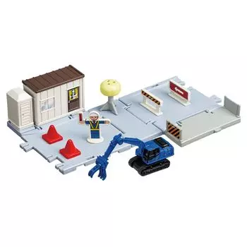TAKARA TOMY Томика Томика Таун Доро Строительная площадка (с Томикой и частями сцены) Мини-машинка для детей от 3 лет
