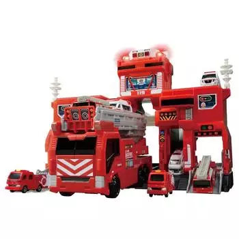 TAKARA TOMY Transformation Big Fire Command Mini Car Игрушка для мальчиков от 3 лет и старше Соответствует стандартам безопасности игрушек Сертификация ST Mark TOMICA Tomica
