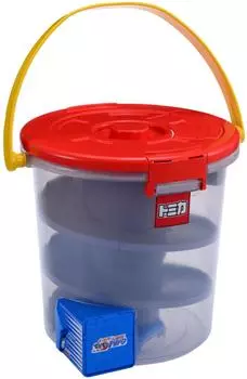 TAKARA TOMY Ведро Tomica World Deru Deru красный