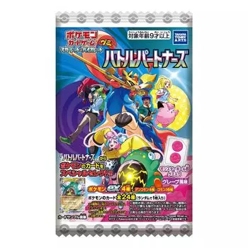 TAKARATOMY ARTS Pokemon Card Game Scarlet & Violet Gummy Battle Partners 20 штук конфетная игрушка/мармеладные конфеты
