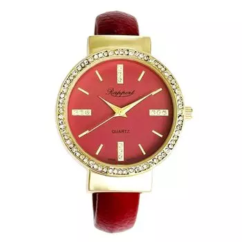 [Takeuchi Shoji] Наручные часы Rapole Leather Bangle Watch 158007 женские красные