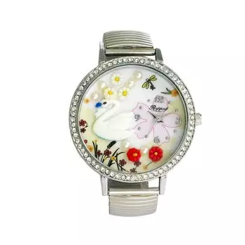 [Takeuchi Shoji] Наручные часы Rapport Fancy Bellows Watch 167006 Женские серебряные