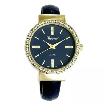 [Takeuchi Shoji] Wristwatch Rapport Leather Bangle Watch 158008 Women s Navy