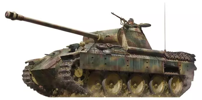 Takom German Army Panther plastic model TKO2175 1/35 A-type early/mid-type