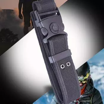 Тактический пояс Andy Outdoor Black Hawk, тактический тренировочный пояс, мужской нейлоновый ремень с автоматической пряжкой 125cm чёрный