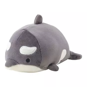 Талисман Ribuhaato Marshmallow Aquamie Killer Whale, плюшевая игрушка длиной 100 см, пушистая (Всего прибл.. 11см) 98206-73