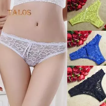 Женские кружевные трусики стринги