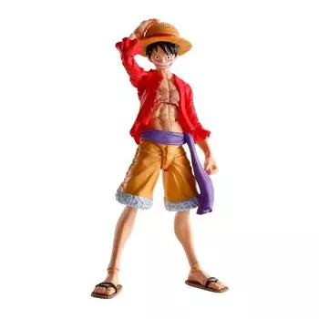 TAMASHII NATIONS BANDAI SPIRITS SHFiguarts ONE PIECE Monkey D. Луффи - Вторжение Онигасимы - Приблизительно. 145 мм подвижная фигурка из окрашенного АБС и ПВХ пластика
