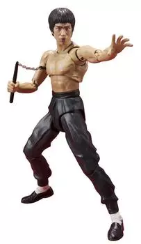 TAMASHII NATIONS Брюс Ли примерно 140 мм окрашенная подвижная фигурка SHFiguarts ABS&PVC