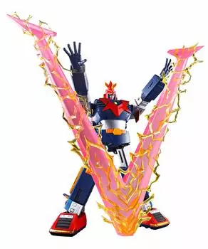 TAMASHII NATIONS DX Душа Чогокина VOLT В КОРОБКЕ Супер Электромагнитная Машина Voltes V 360 мм Окрашенная Подвижная Фигурка Приблизительно. Литье под давлением/АБС/ПОМ/ПВХ золотой