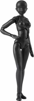 TAMASHII NATIONS DX SET 2 черный цвет 135 мм подвижная фигурка SHFiguarts Body-chan (Твердая версия.) приблизительно. АБС и ПВХ чёрный