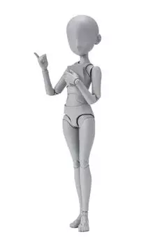TAMASHII NATIONS Edition DX SET цветная подвижная фигурка 130 мм BAS62103 SHFiguarts Body-chan -Кен Сугимори- (Серая версия.) приблизительно. ПВХ и АБС серый
