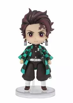 TAMASHII NATIONS Figuarts mini Demon Kimetsu no Yaiba Tanjiro Kamado примерно 90 мм окрашенная подвижная фигурка Slayer PVC&ABS