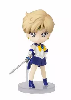 TAMASHII NATIONS Figuarts mini Pretty Guardian Sailor Moon Super Sailor Uranus Approximately 90mm painted movable figure BAS60990 -Eternal edition-