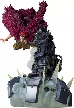 TAMASHII NATIONS Figuarts ZERO Fierce ONE PIECE Юстас Кид Три Онигашима Монстр Приблизительно 355 мм Покрашенная Полная Фигурка [Супер Битва]